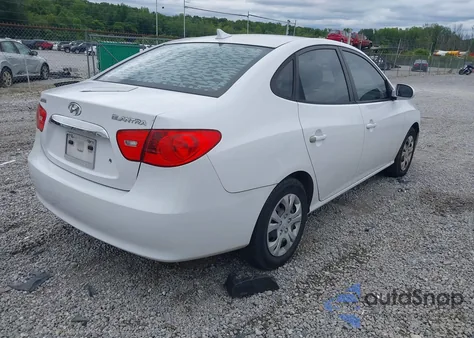 2010 Hyundai Elantra Gls z USA, uszkodzony, nr VIN KMHDU4AD5AU966297